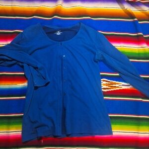 Patagonia Royal Blue Simple cardigan Sweater. M. Only Worn Once.